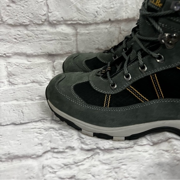 L.L. Bean Men's Primaloft Waterproof Gray Black Lace Up Hiking Boots 9 medium - Picture 3 of 13